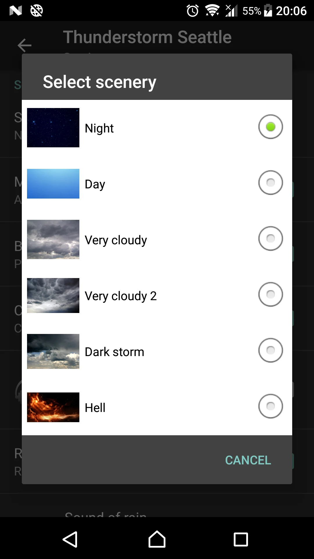 Thunderstorm Seattle - LWP screenshot