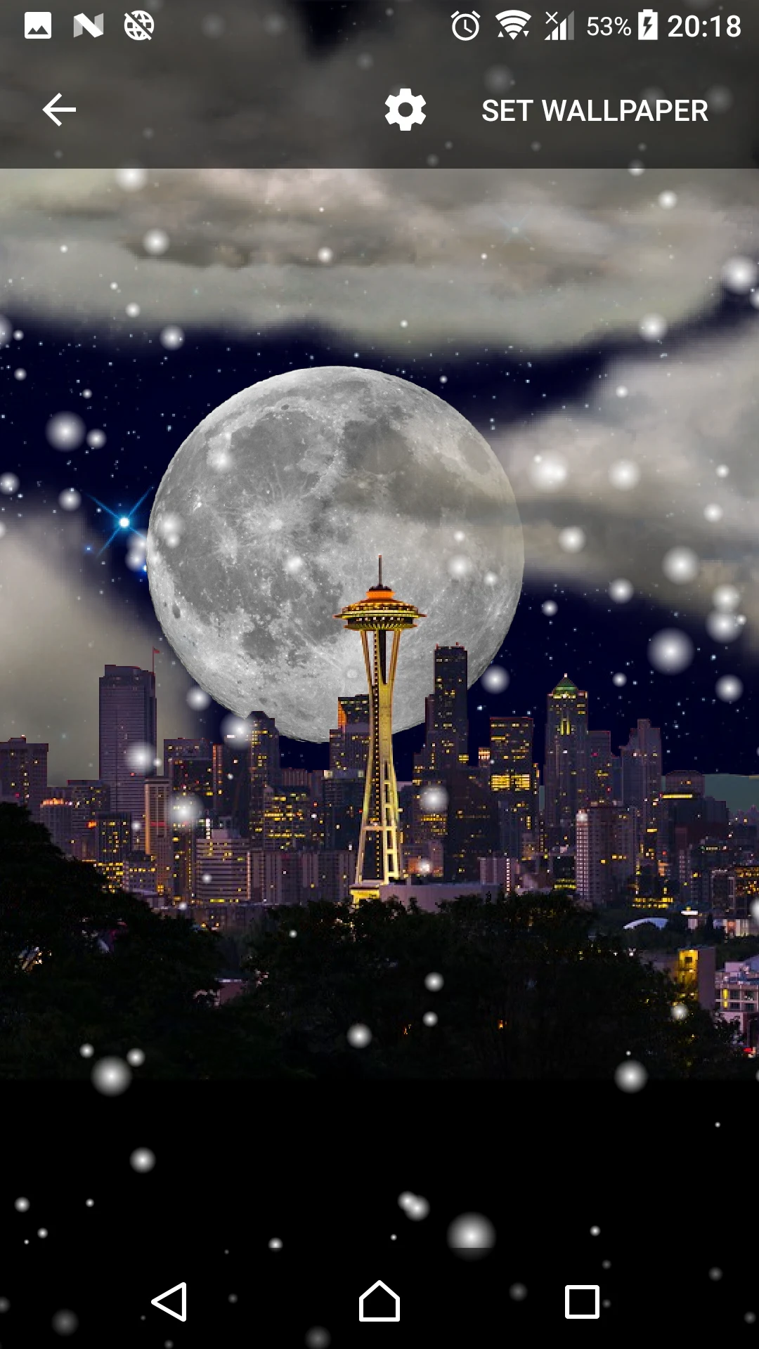 Thunderstorm Seattle - LWP screenshot